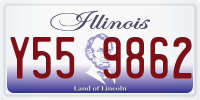 IL license plate Y559862