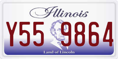 IL license plate Y559864