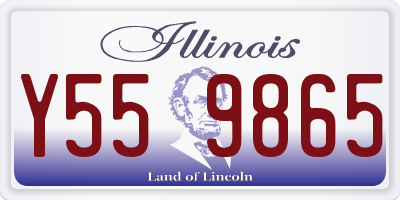 IL license plate Y559865