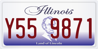 IL license plate Y559871