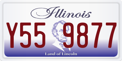 IL license plate Y559877