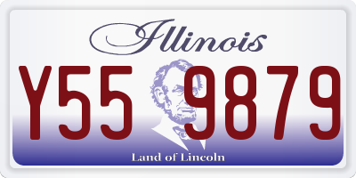 IL license plate Y559879
