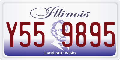 IL license plate Y559895