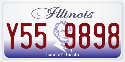 IL license plate Y559898