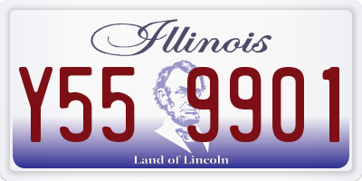 IL license plate Y559901