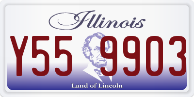 IL license plate Y559903