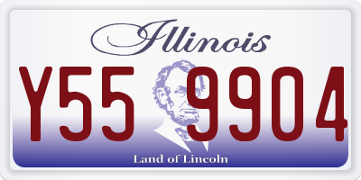 IL license plate Y559904