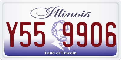IL license plate Y559906