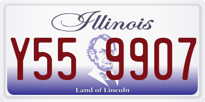 IL license plate Y559907