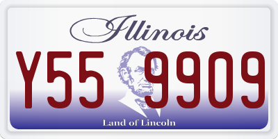 IL license plate Y559909