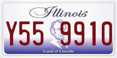 IL license plate Y559910