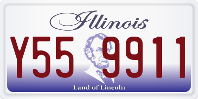 IL license plate Y559911