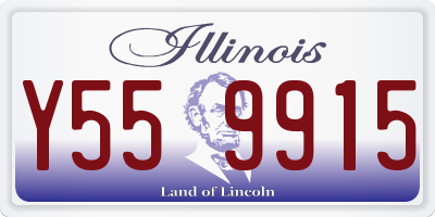 IL license plate Y559915