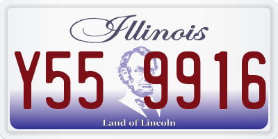 IL license plate Y559916