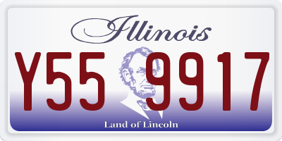 IL license plate Y559917