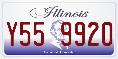 IL license plate Y559920