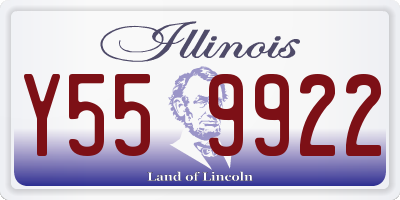 IL license plate Y559922