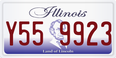 IL license plate Y559923