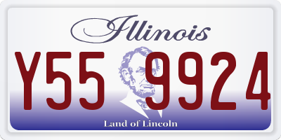 IL license plate Y559924