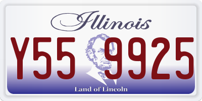 IL license plate Y559925