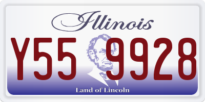 IL license plate Y559928