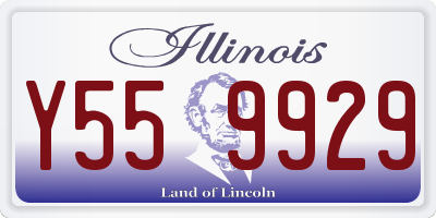 IL license plate Y559929