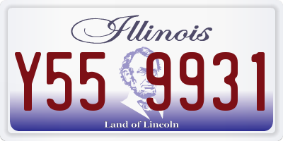 IL license plate Y559931