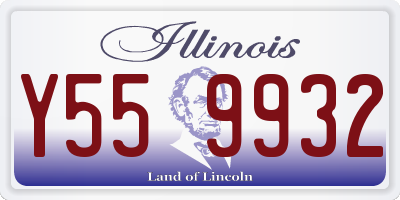 IL license plate Y559932