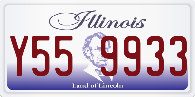 IL license plate Y559933