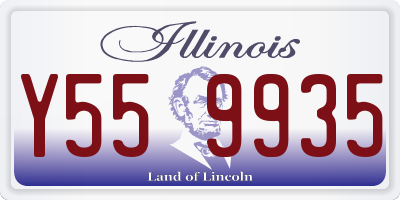 IL license plate Y559935