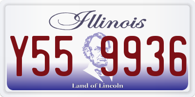 IL license plate Y559936