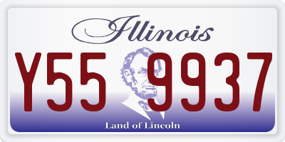 IL license plate Y559937
