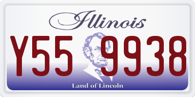 IL license plate Y559938
