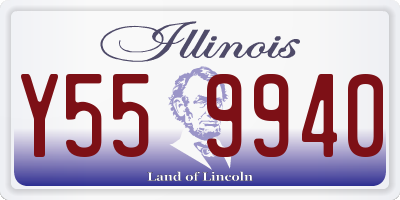 IL license plate Y559940