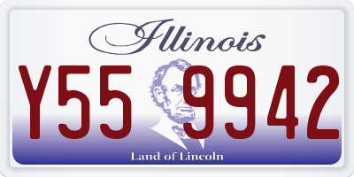 IL license plate Y559942