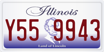 IL license plate Y559943