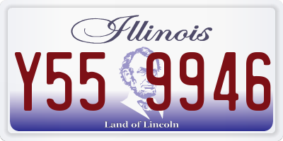 IL license plate Y559946