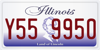 IL license plate Y559950