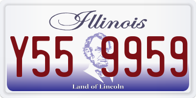 IL license plate Y559959