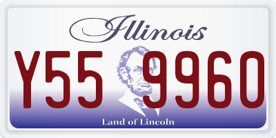 IL license plate Y559960