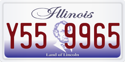 IL license plate Y559965