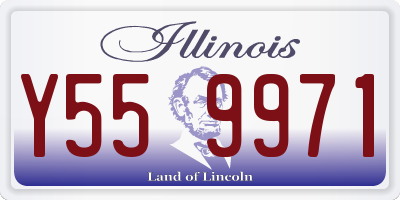 IL license plate Y559971