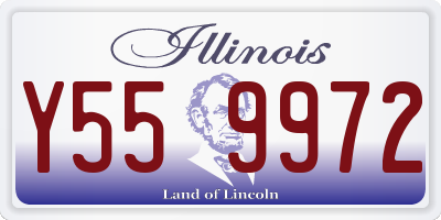 IL license plate Y559972