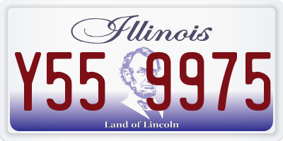 IL license plate Y559975