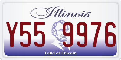 IL license plate Y559976