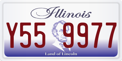 IL license plate Y559977