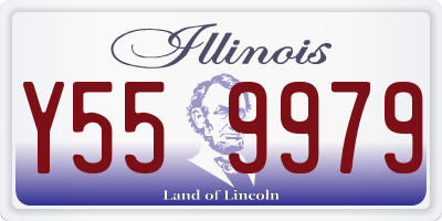 IL license plate Y559979