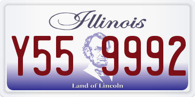IL license plate Y559992