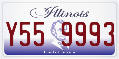 IL license plate Y559993