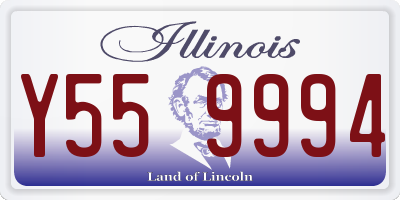 IL license plate Y559994